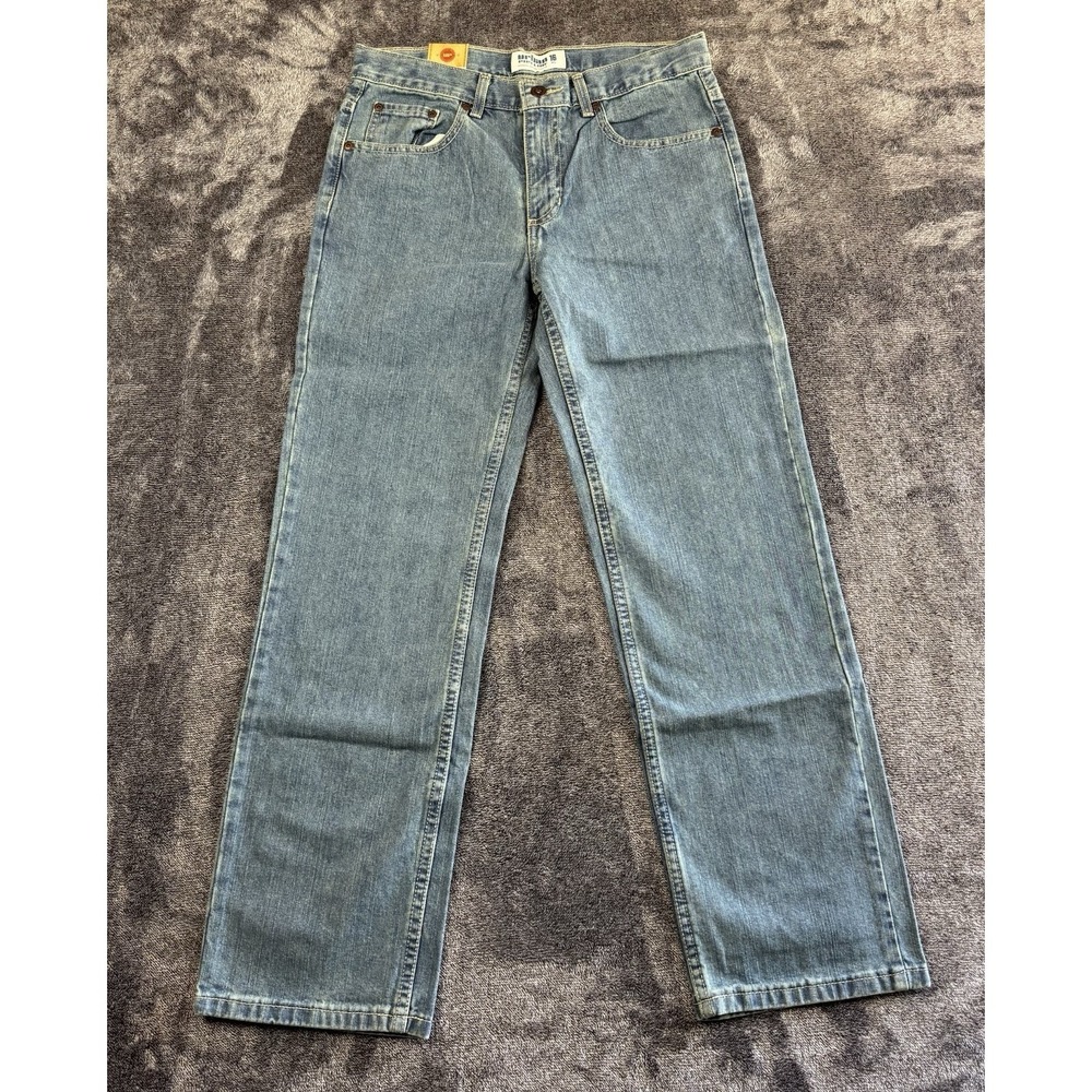 URBAN PIPELINE RELAXED STRAIGHT LEG JEANS Light Wash SIZE 16 NWT